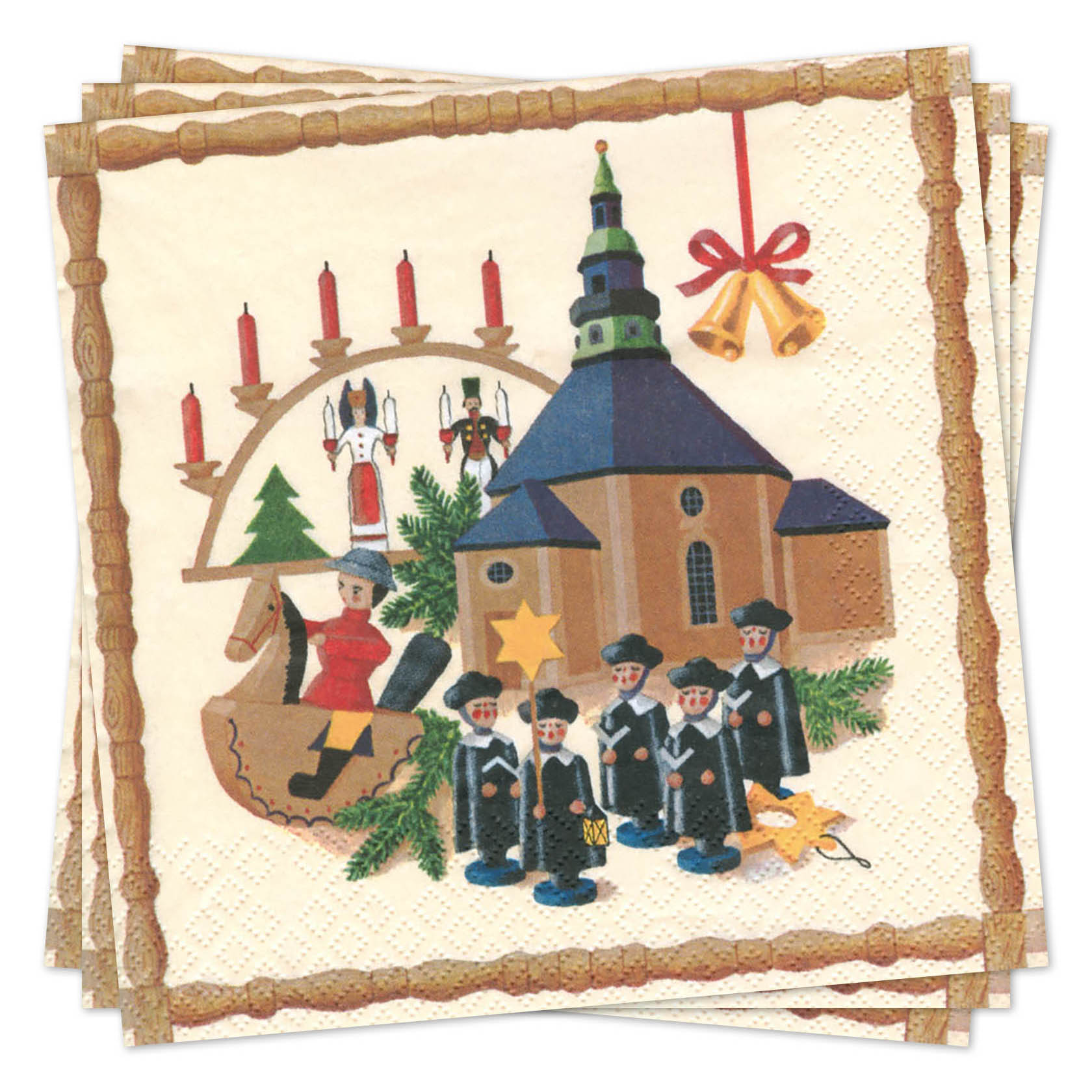 Servietten Seiffener Kirche (20)