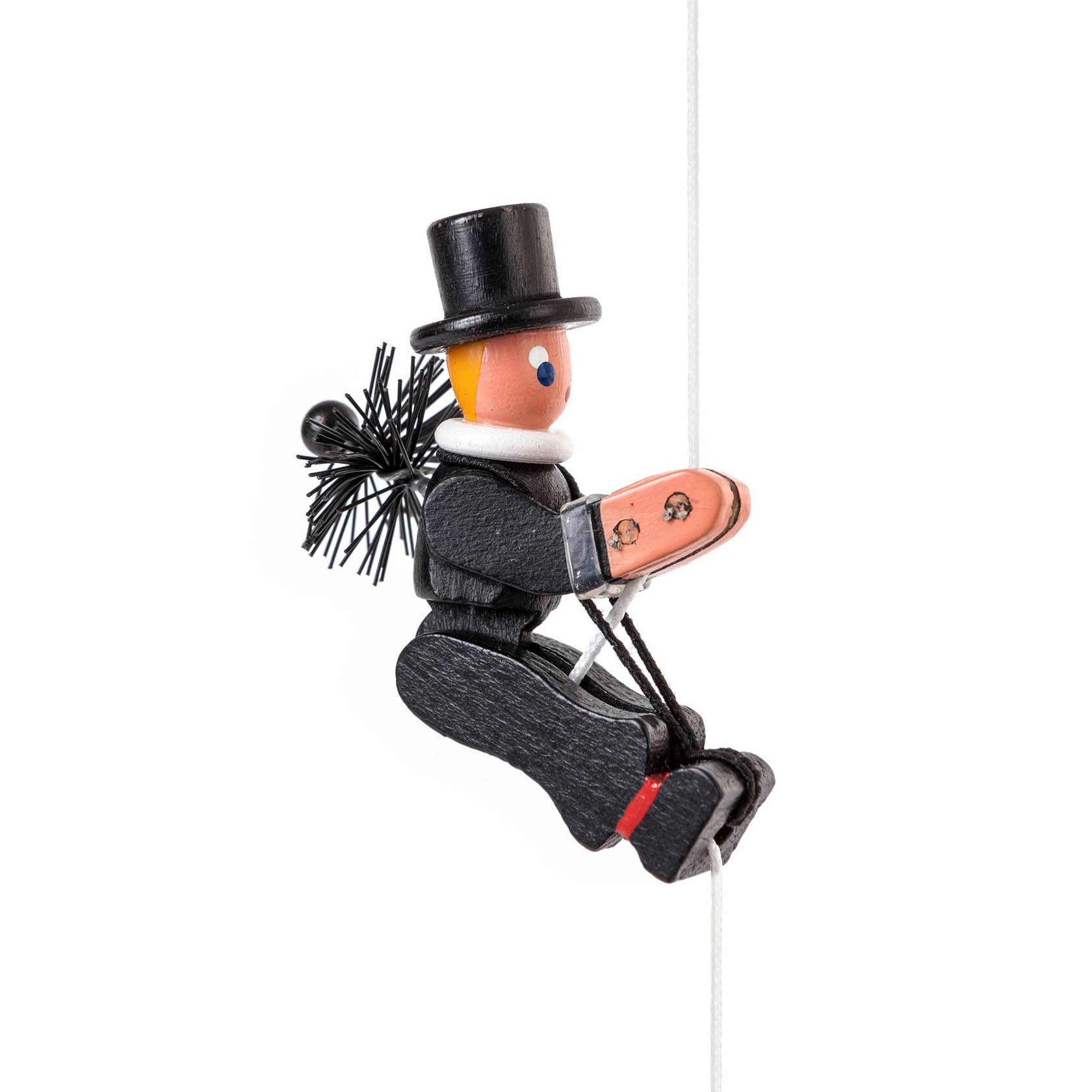 Kletterfigur Schornsteinfeger mit Besen