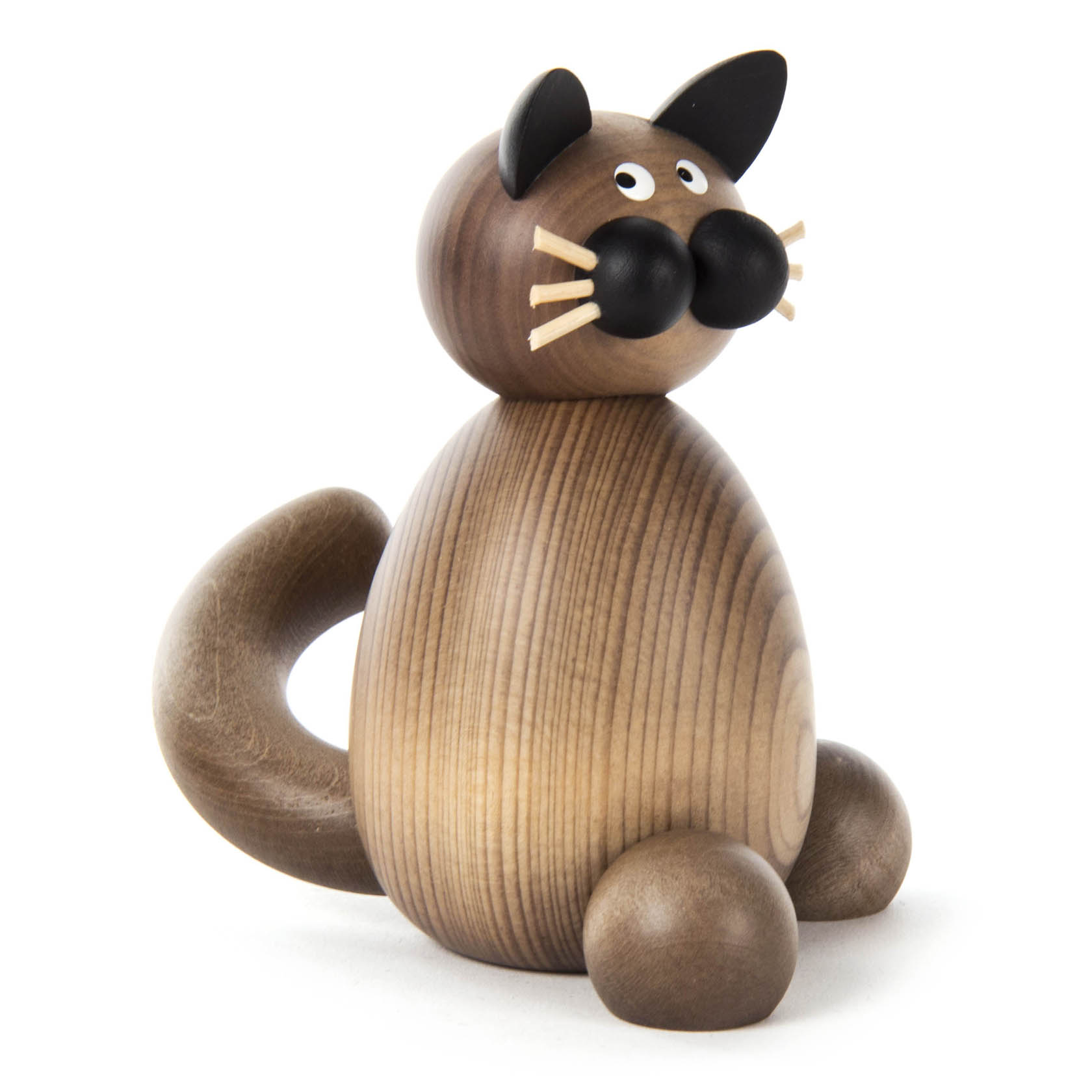 Katze Karli, grau-schwarz, groß sitzend im Dregeno Online Shop günstig kaufen