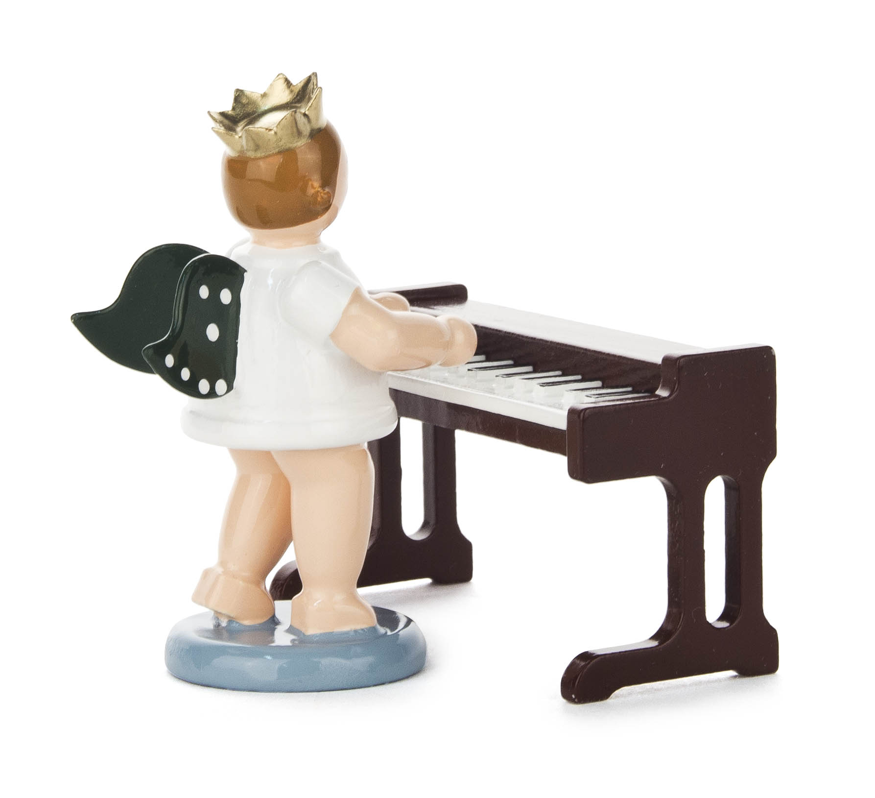 Engel am Keyboard, mit Krone  