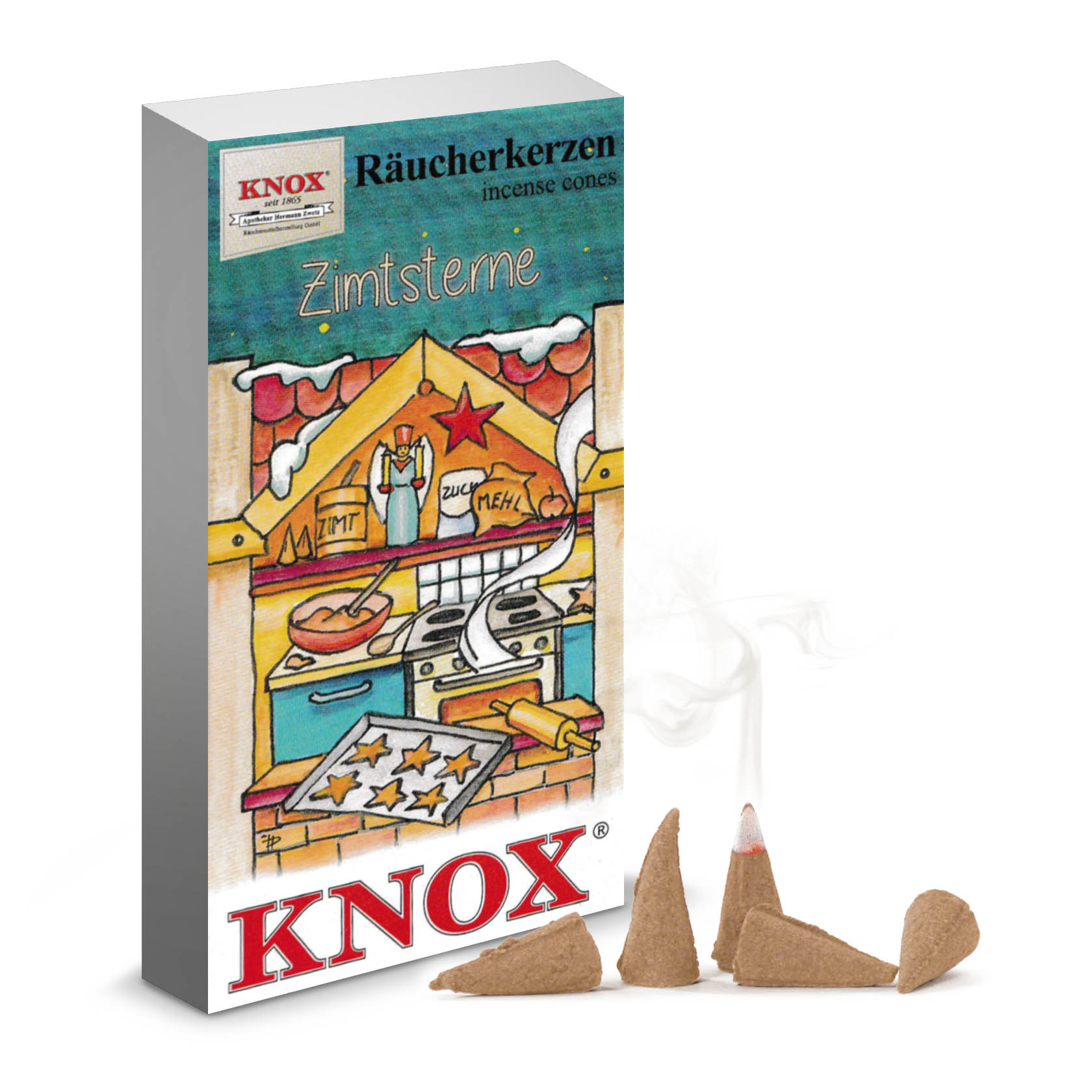 KNOX Räucherkerzen Zimtsterne (24)