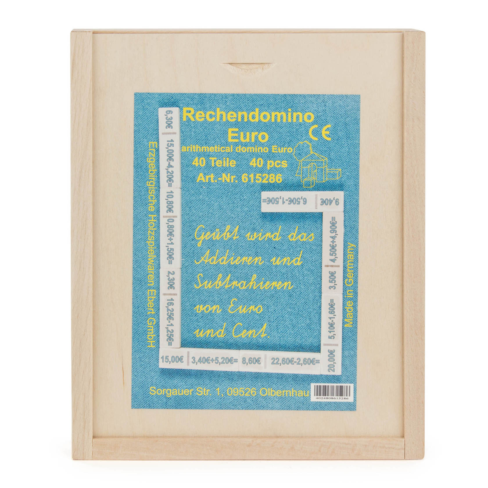 Rechendomino Euro 40 Teile im Dregeno Online Shop günstig kaufen