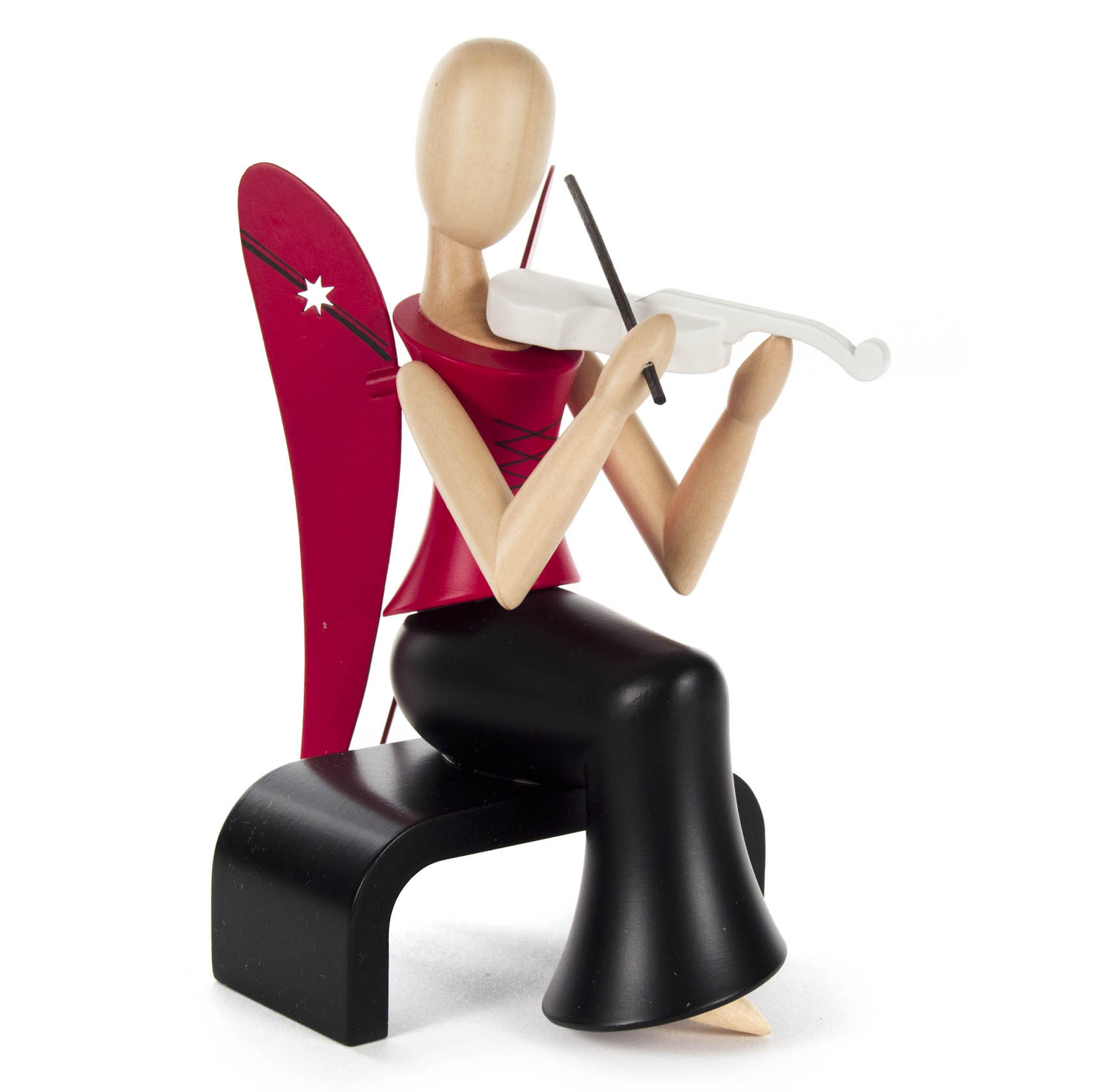 Engel mit Geige sitzend 15,5cm -Sternkopf- im Dregeno Online Shop günstig kaufen
