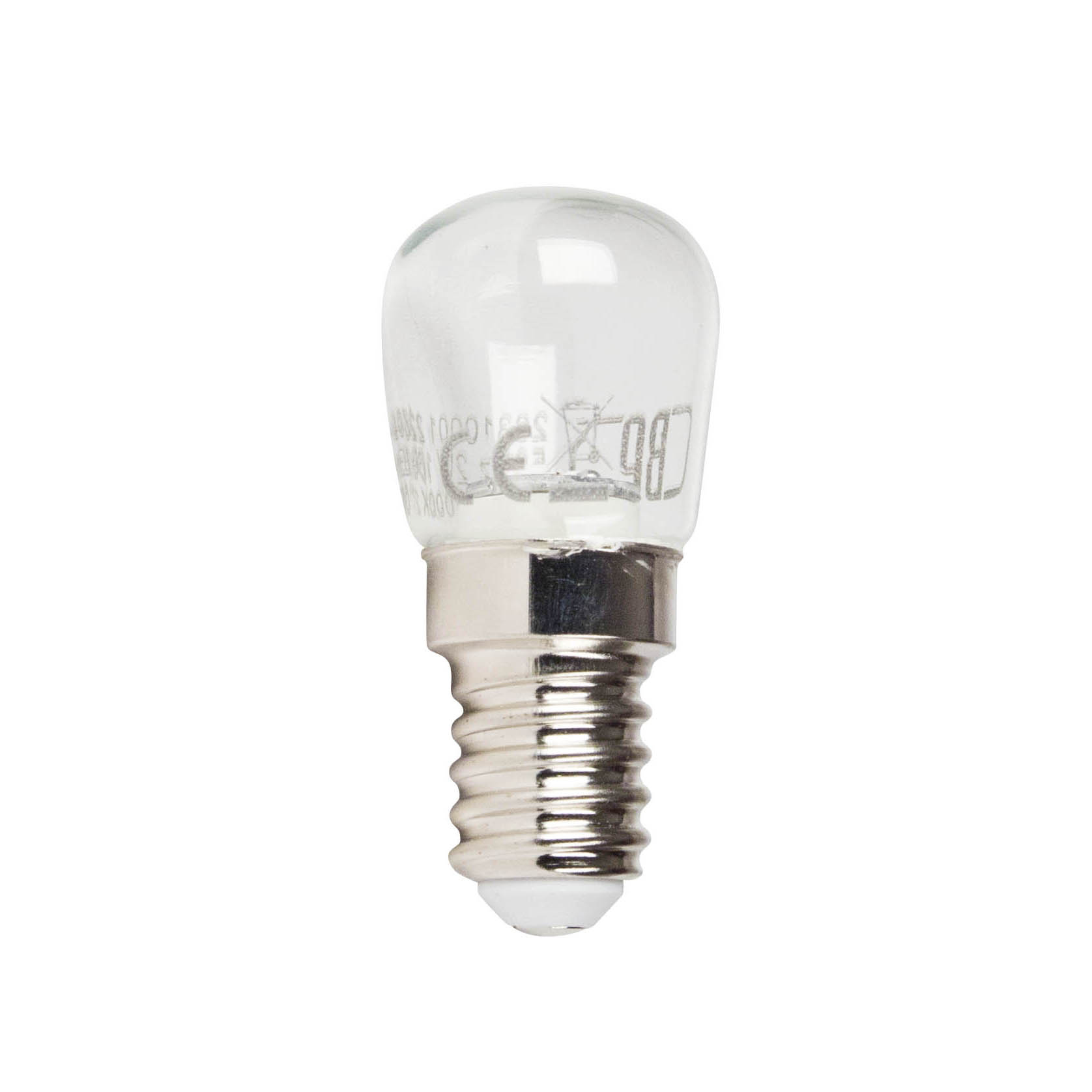 Klare LED Birnenlampe mit E14-Schraubsockel, 220-240V, 2 Watt. im Dregeno Online Shop günstig kaufen