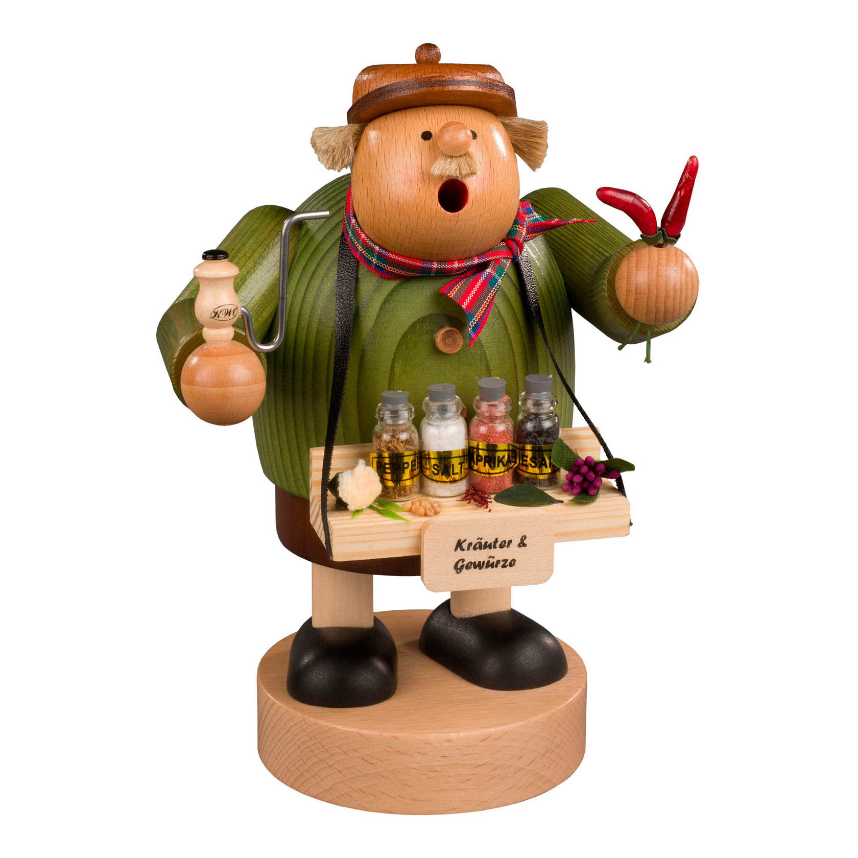 Räuchermann Gewürzhändler 18cm