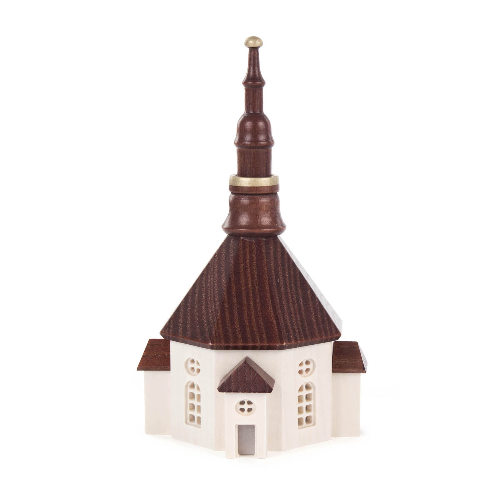 Seiffener Kirche mit ausgefrästen Fenstern im Dregeno Online Shop günstig kaufen