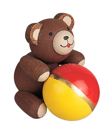 Glücksbärchen mit Ball  