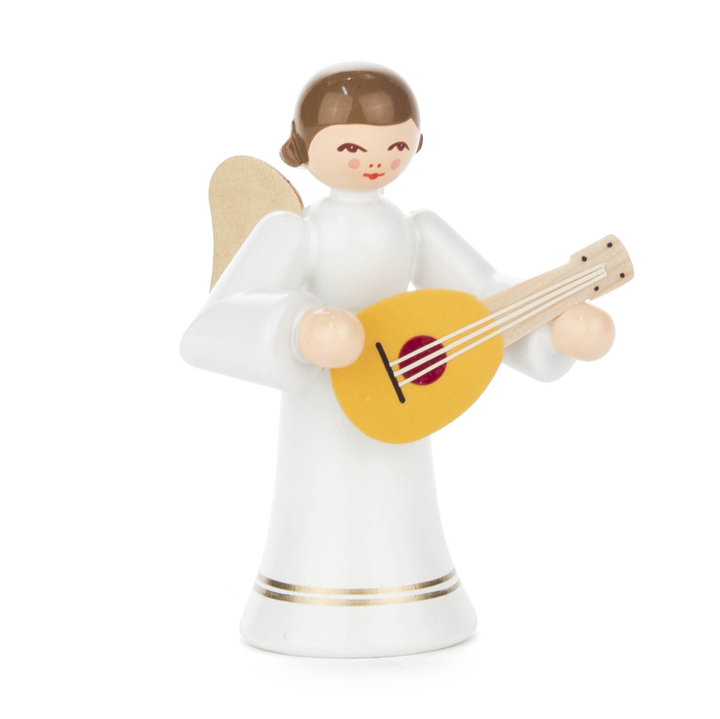 Engel mit Mandoline, langer Rock, farbig im Dregeno Online Shop günstig kaufen