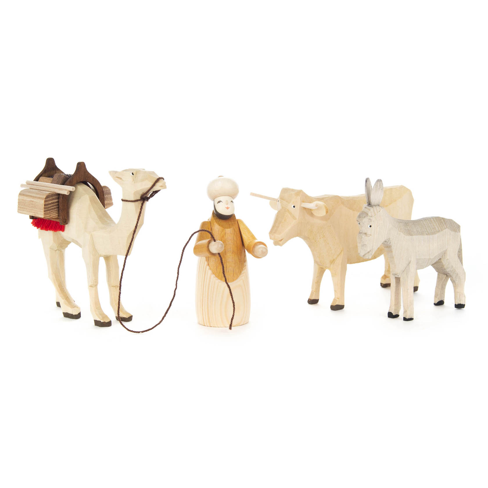 wooden heardsman, camel, ox, donkey im Dregeno Online Shop günstig kaufen