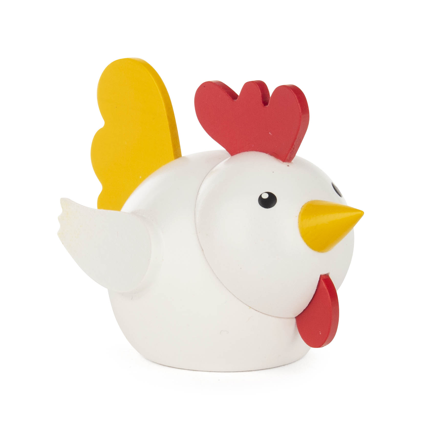 Huhn weiß-gelb für Vario-Leuchter