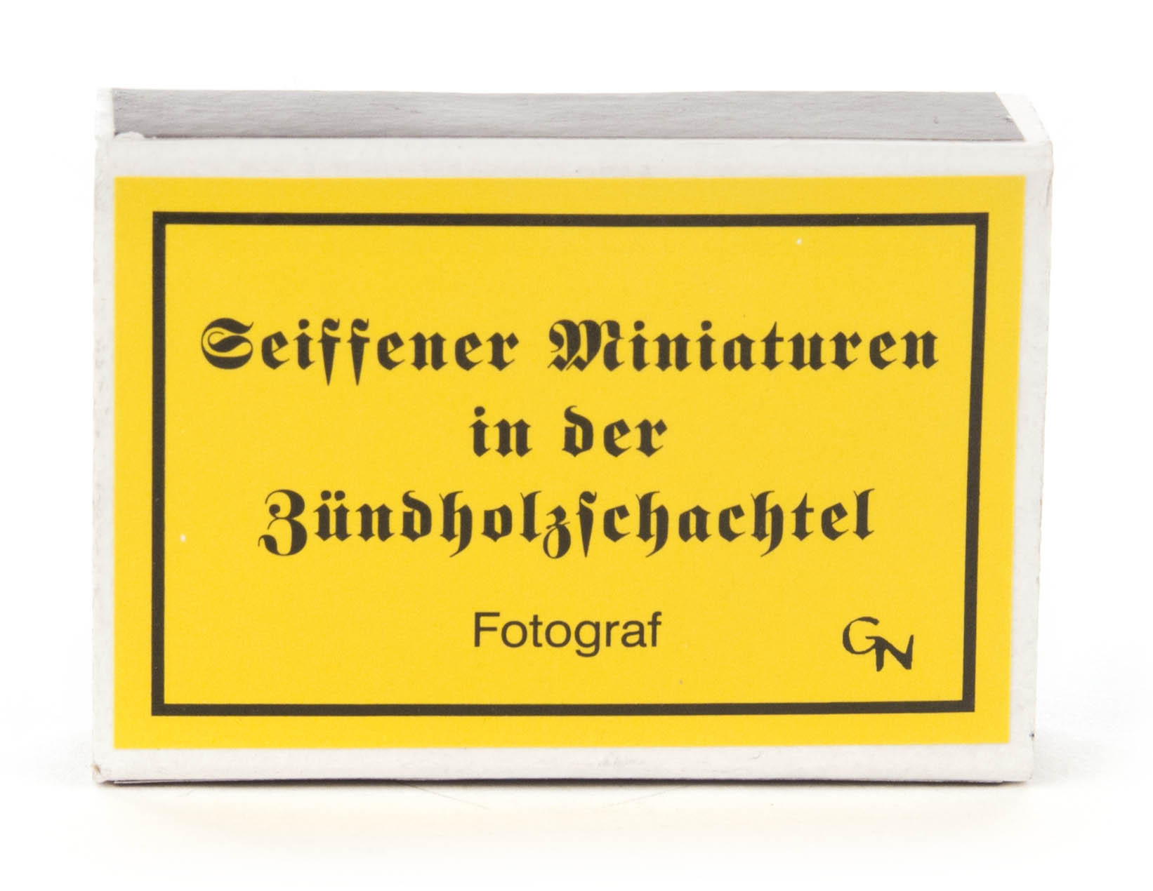 Zündholzschachtel Fotograf  