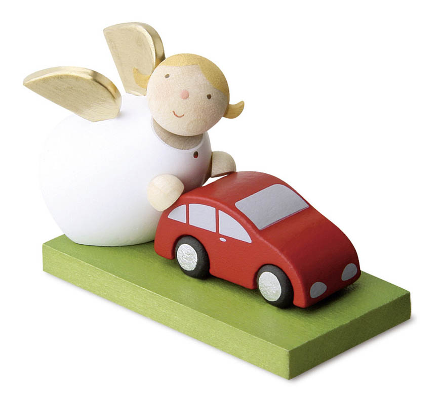 Schutzengel mit Auto
