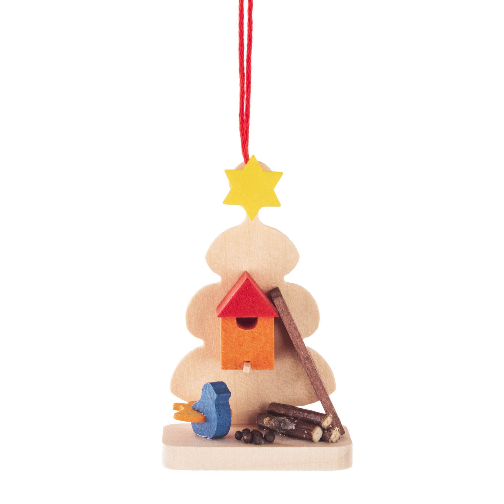 Behang Christbaum mit Vogelhaus im Dregeno Online Shop günstig kaufen