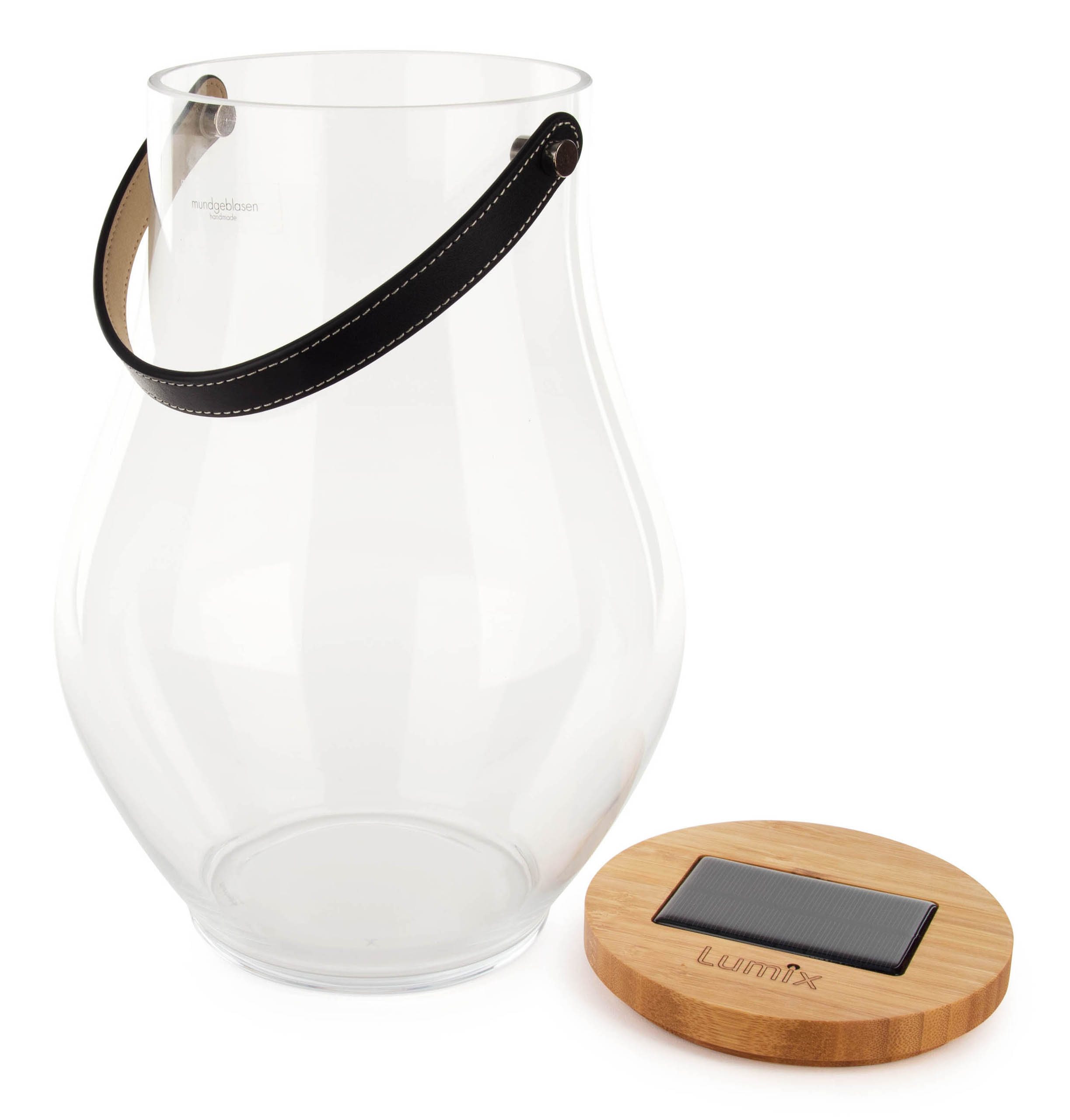 LUMIX Deco Glass "Bold" LED beleuchtetes Solar-Design-Glas 