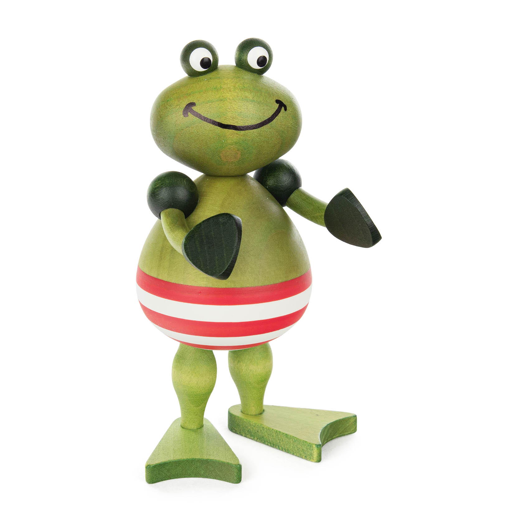 Badefrosch Albert stehend