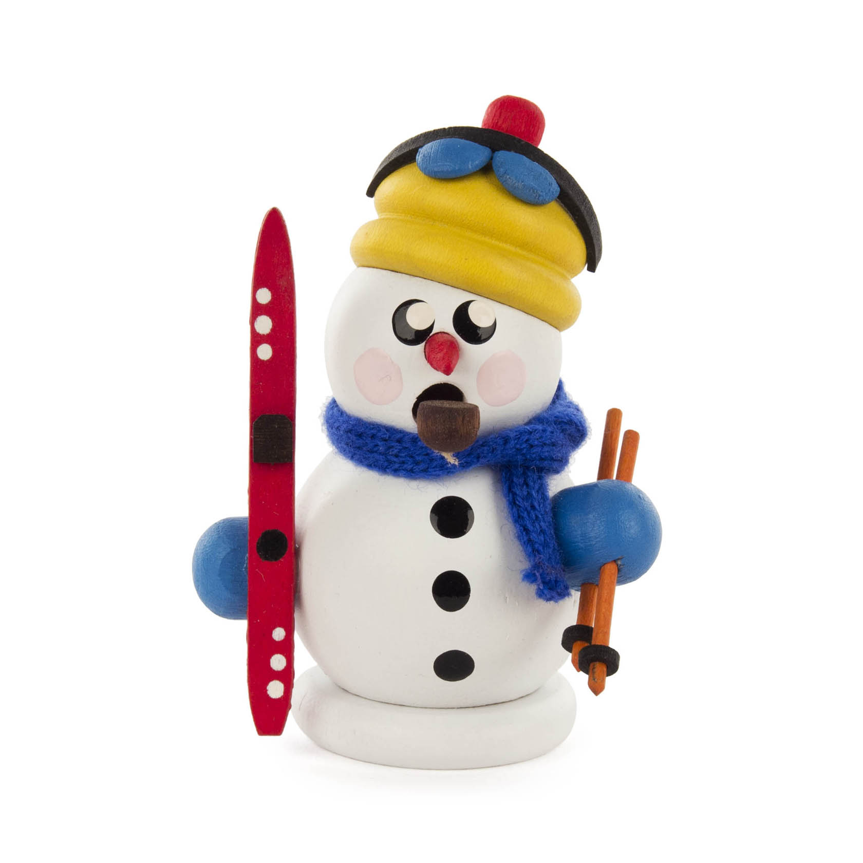 Mini-Räuchermann Schneemann Biathlet im Dregeno Online Shop günstig kaufen