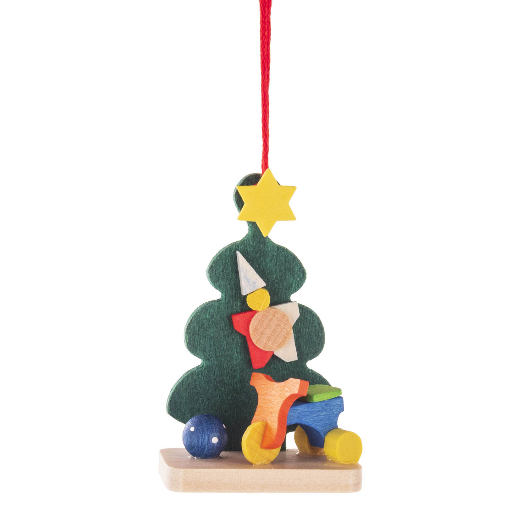 Behang Christbaum mit Dreirad im Dregeno Online Shop günstig kaufen