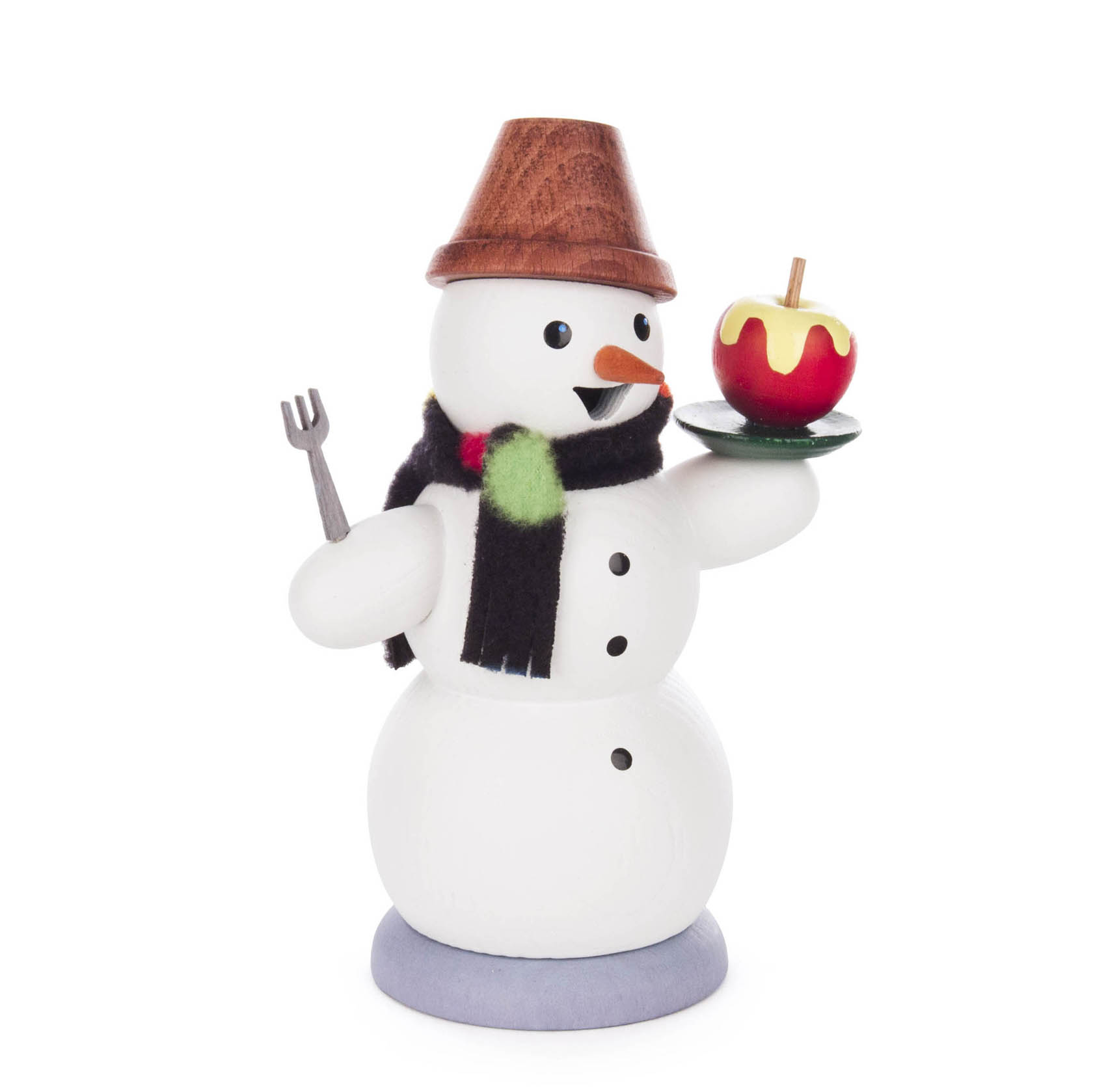 Räuchermann Schneemann mit Bratapfel im Dregeno Online Shop günstig kaufen