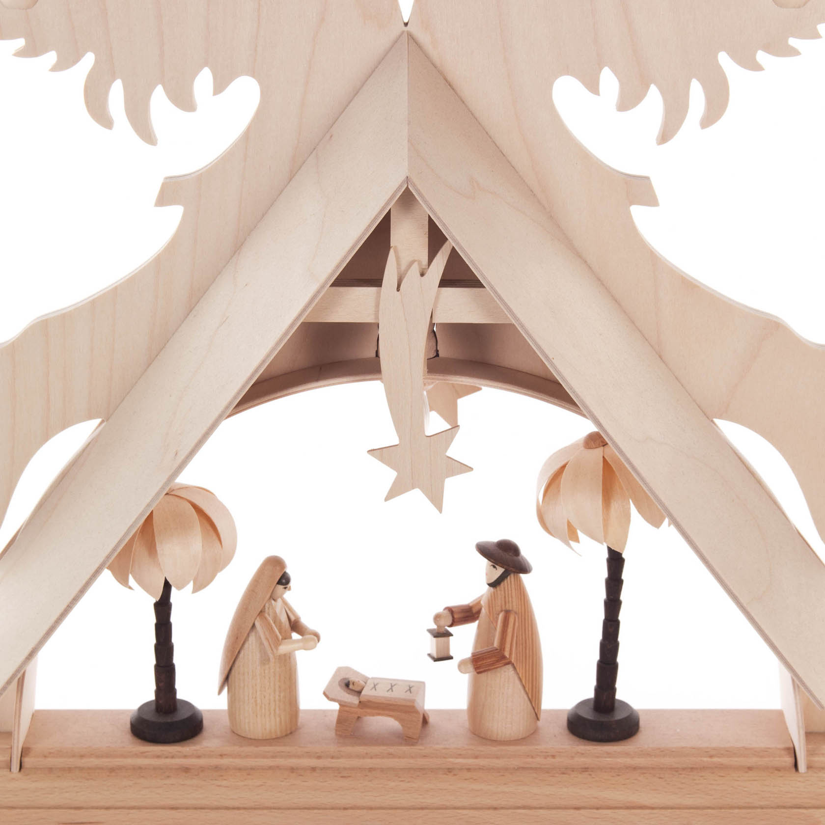 Schwibbogen Baum mit Christi Geburt 72cm, elektrisch beleuchtet