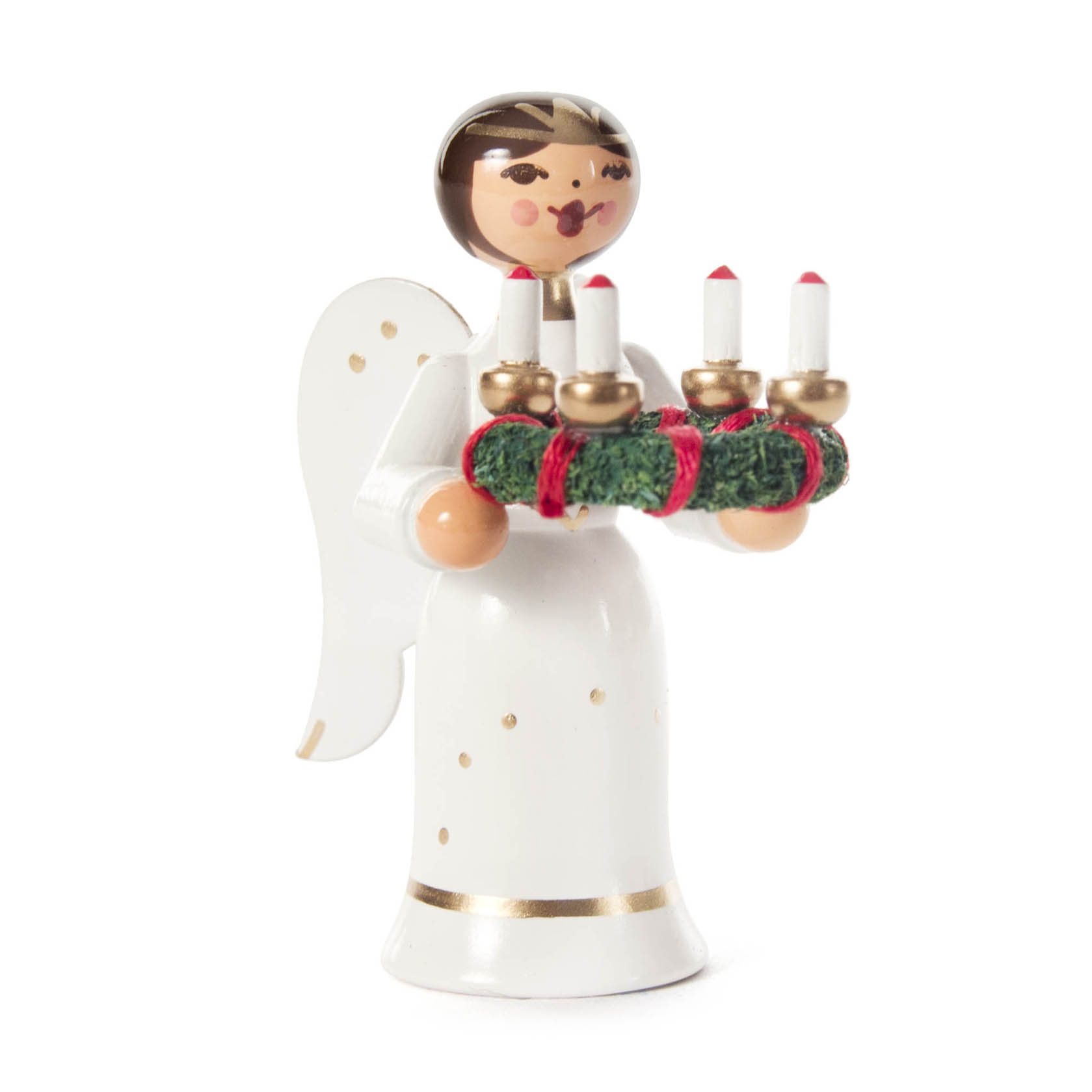 Miniatur Engel mit Adventskranz im Dregeno Online Shop günstig kaufen