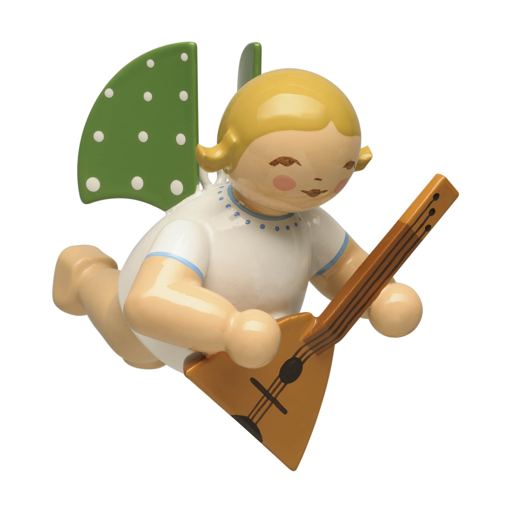 Engel mit Balalaika, schwebend
