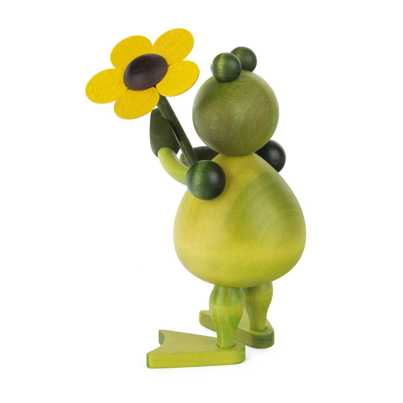 Frosch Freddy mit Blume