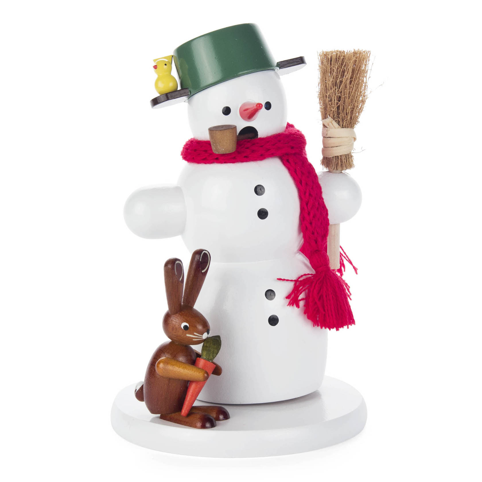 Räuchermann Schneemann mit Hase im Dregeno Online Shop günstig kaufen