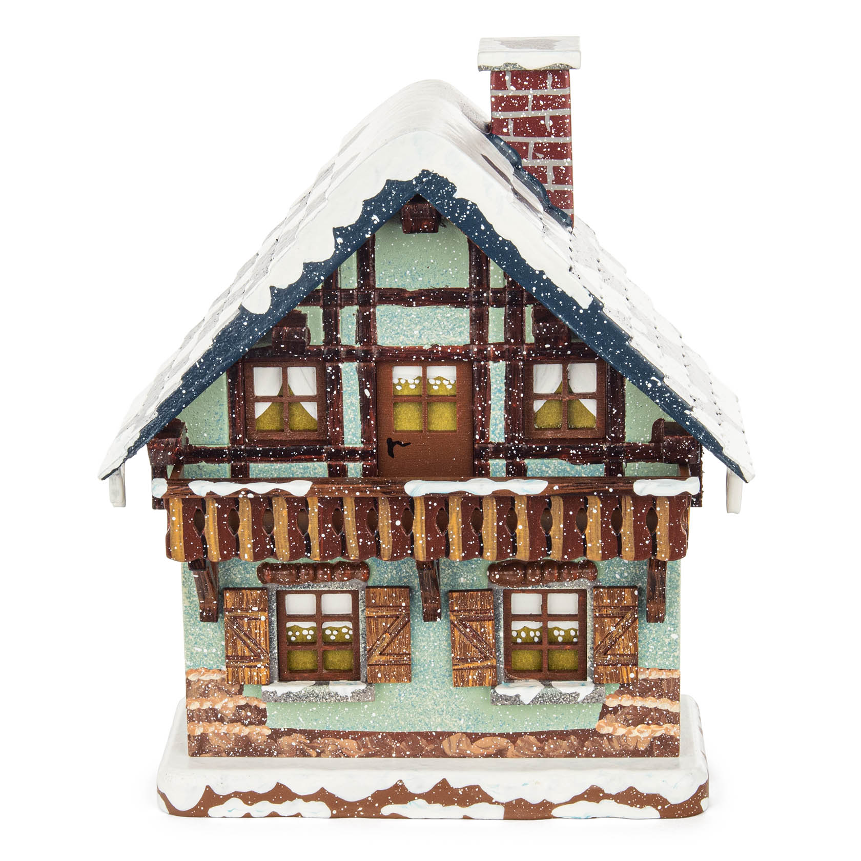 Winterkinder Winterhaus-Balkon elektr. beleuchtet im Dregeno Online Shop günstig kaufen