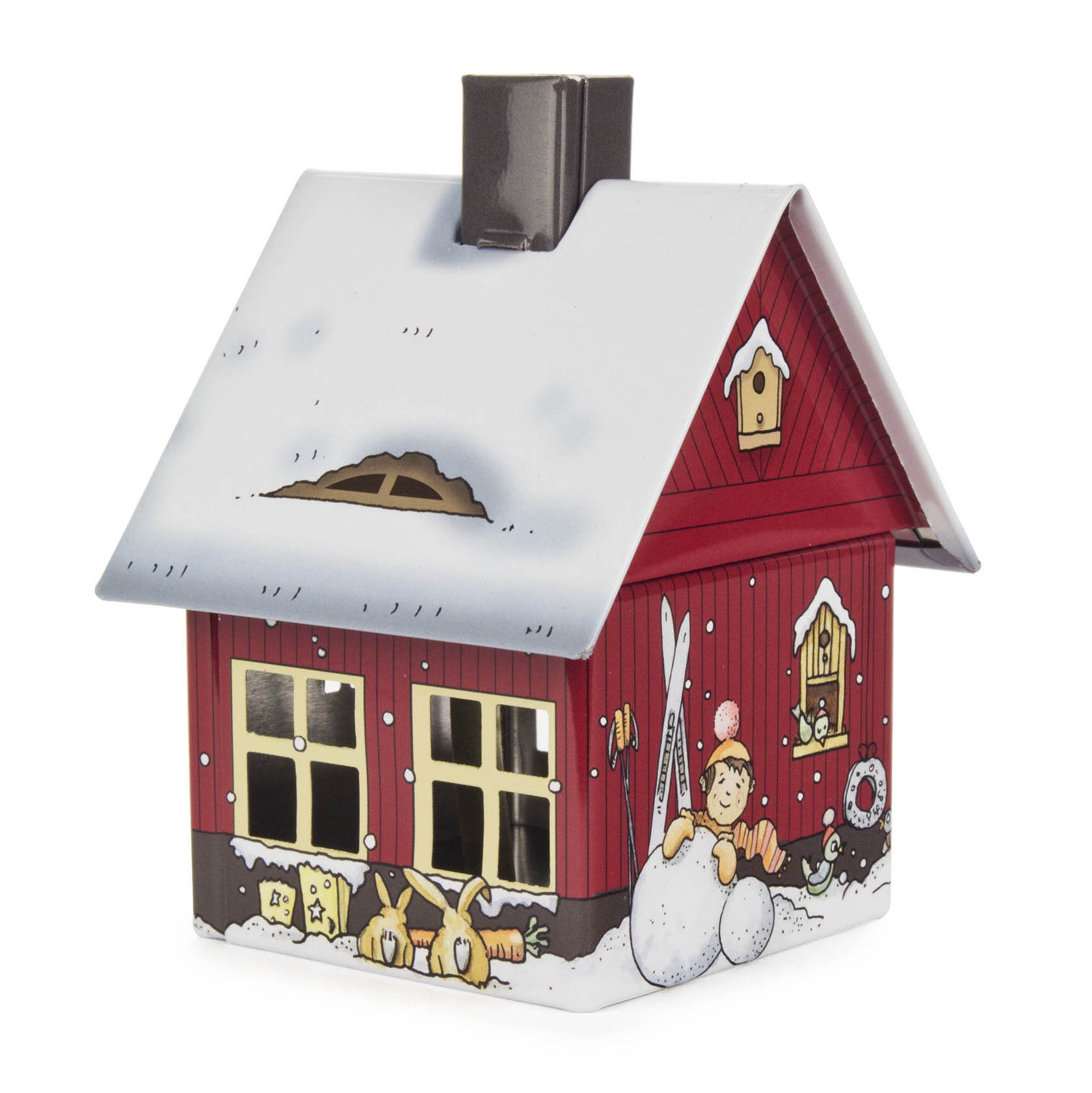 Räucherhaus Metall "Wintermotiv"