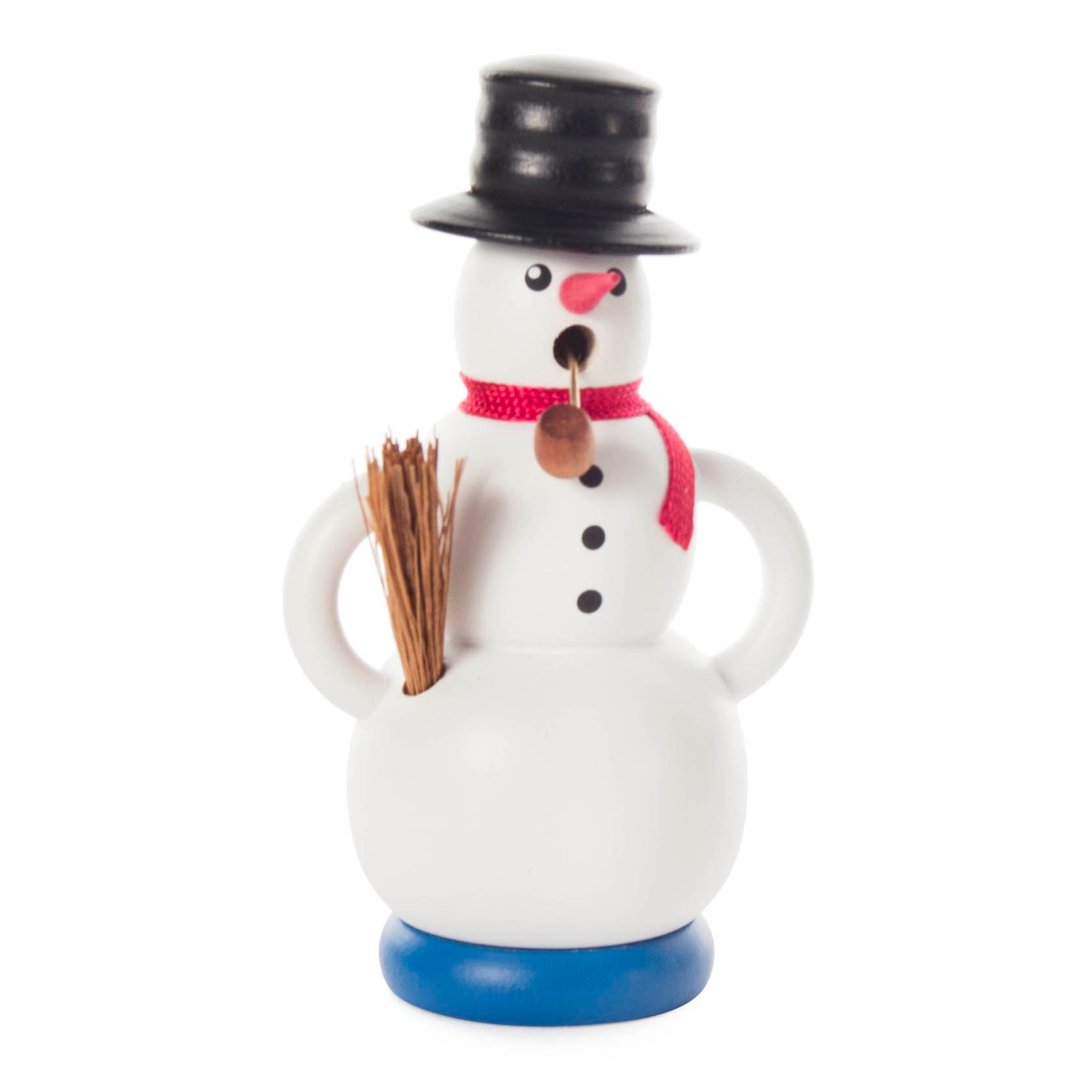 Räuchermann Schneemann mit Besen im Dregeno Online Shop günstig kaufen