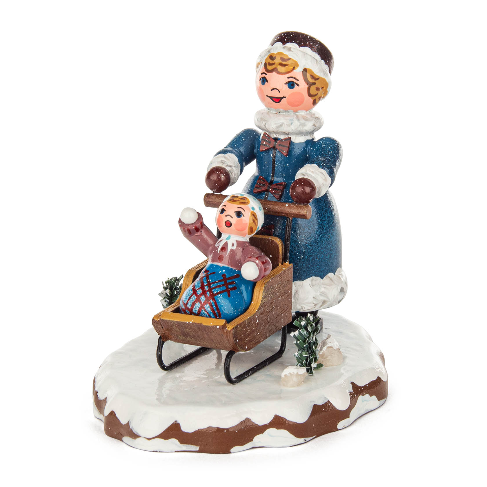 Winterkinder Mädchen mit Schlitten im Dregeno Online Shop günstig kaufen