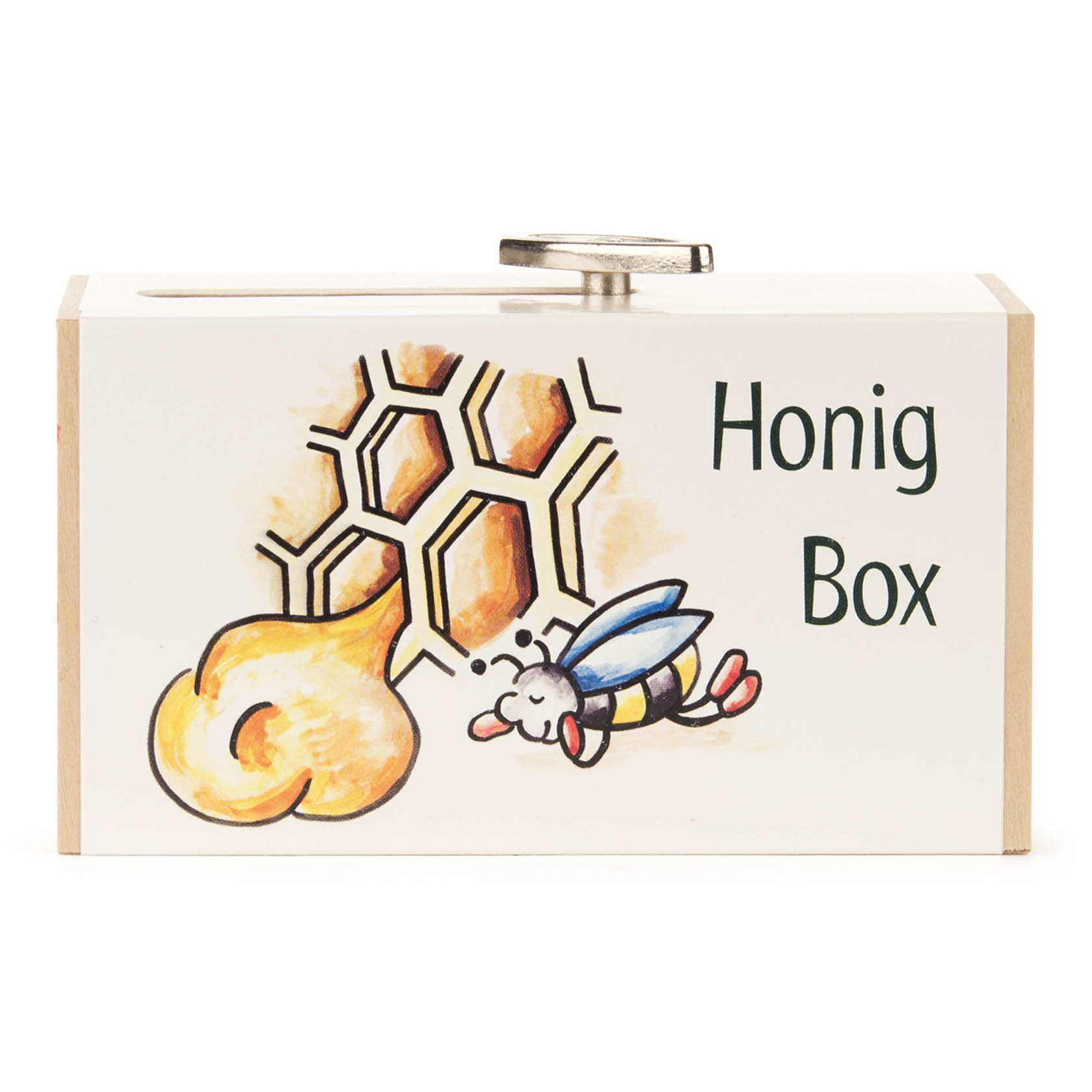 Schiebebox "Honig-Box" mit Bär Melodie: Bienchen summ herum