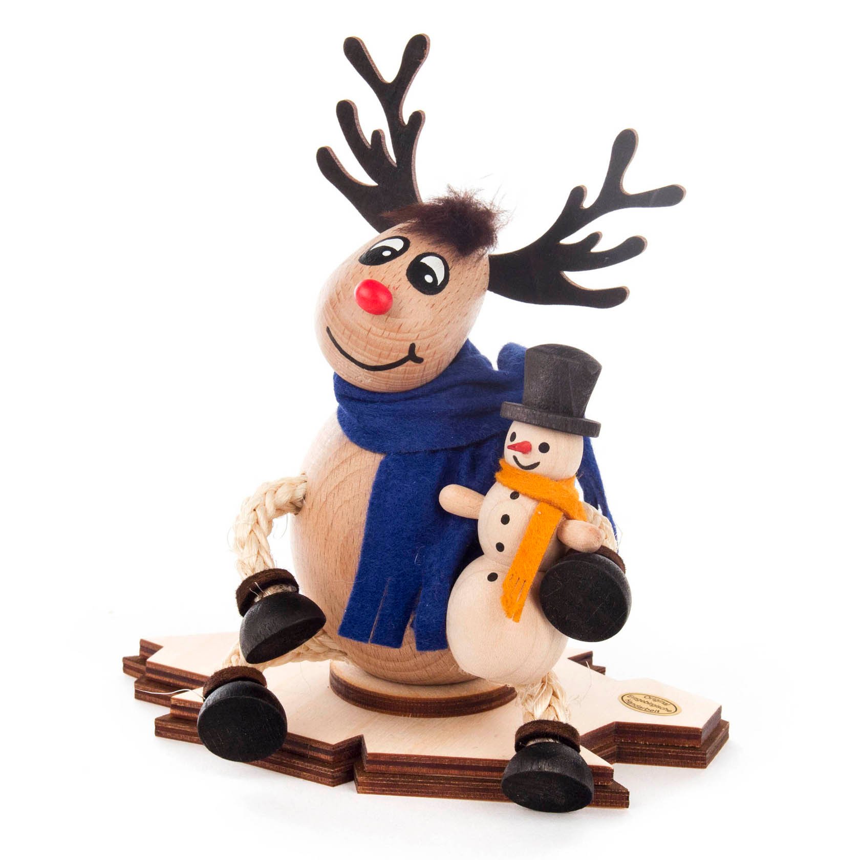 Räucherelch Ole mit Schneemann im Dregeno Online Shop günstig kaufen