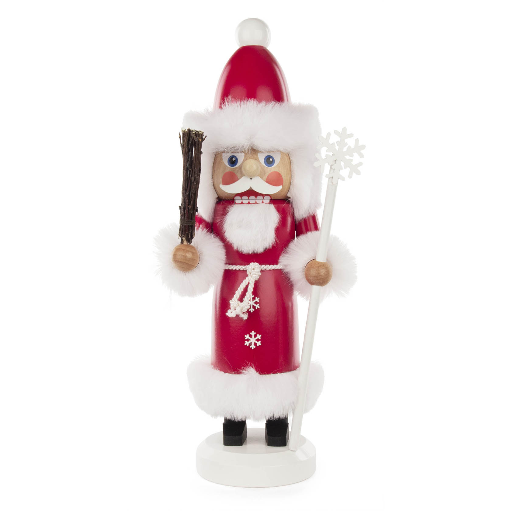 Nussknacker Weihnachtsmann dunkelrot, 38cm im Dregeno Online Shop günstig kaufen