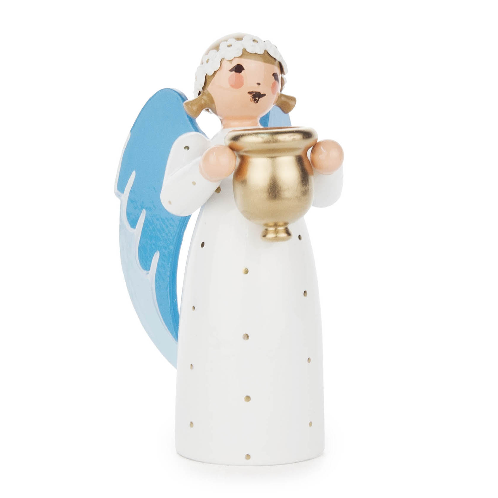 Engel mit Kerzenhalter für Kerze d=10mm, stehend im Dregeno Online Shop günstig kaufen