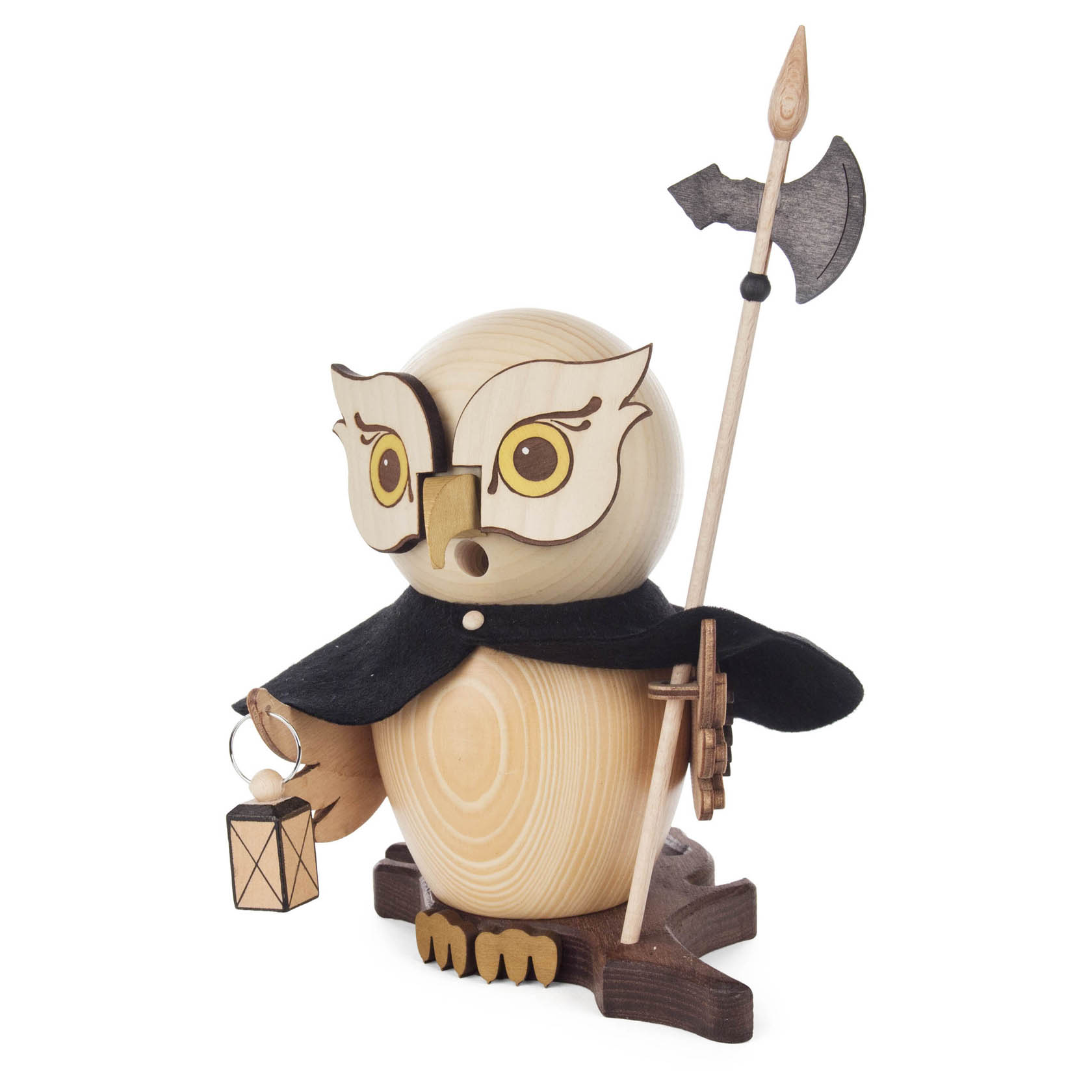 smoker owl knight watching