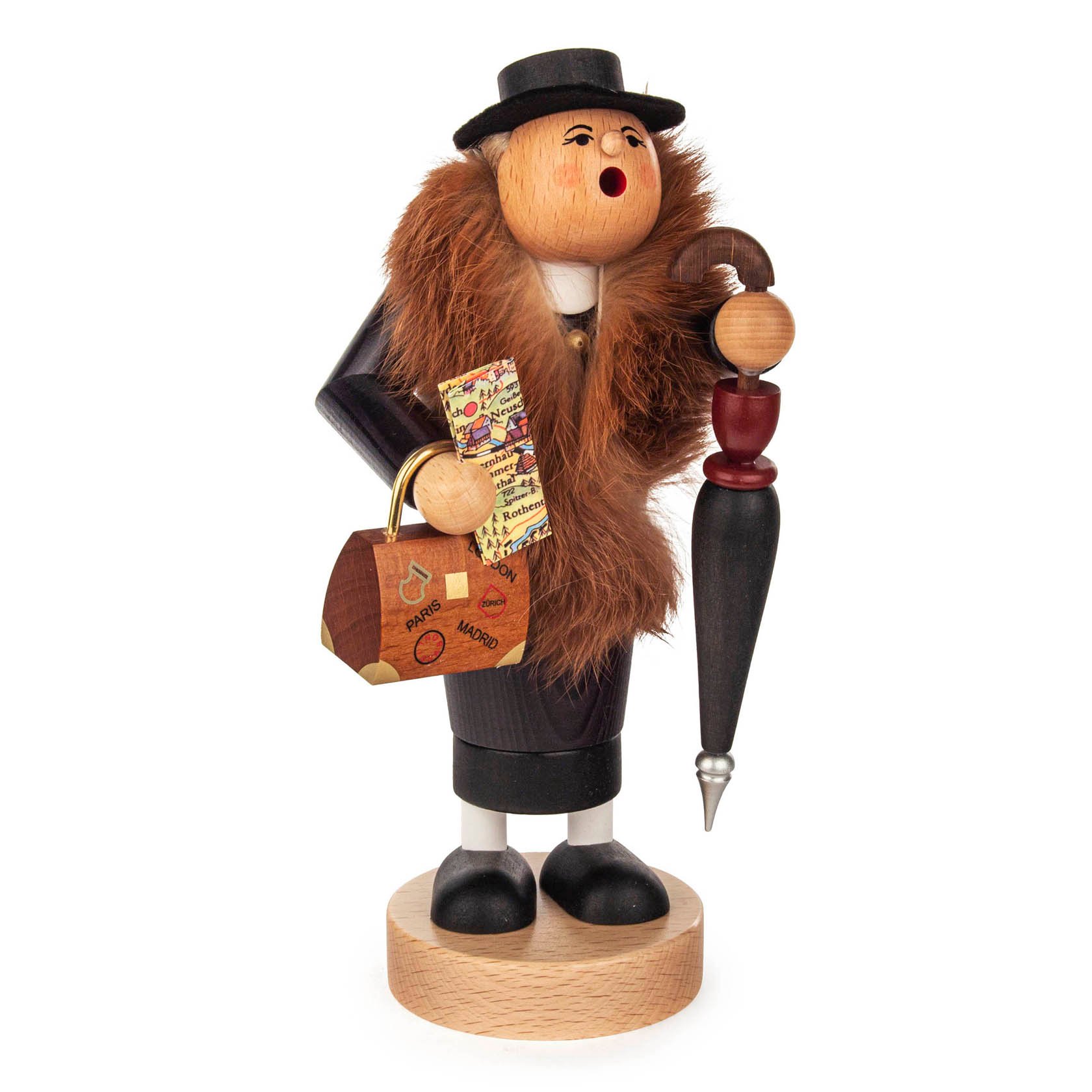 Räucherfrau Reisetante 24cm  