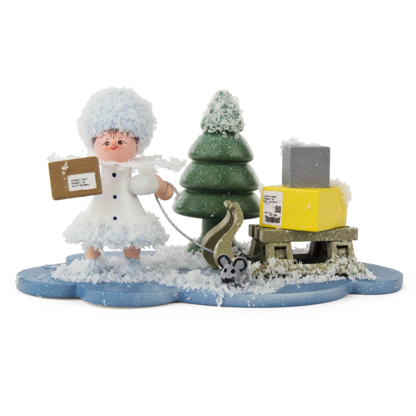 Schneeflöckchen Paketbote