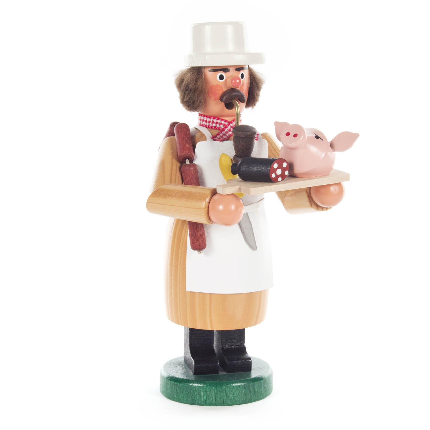 Räuchermann Fleischer mit Schweinskopf im Dregeno Online Shop günstig kaufen