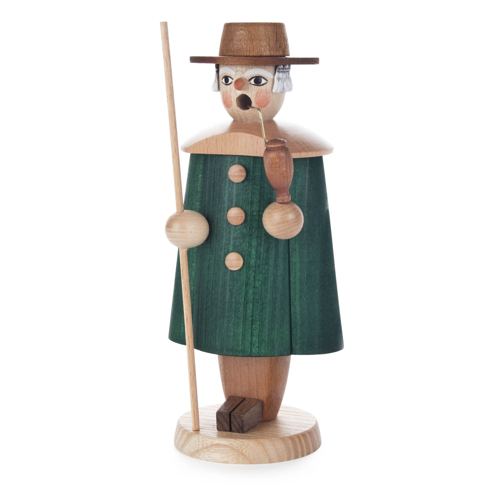 Räuchermann Schäfer klein, farbig