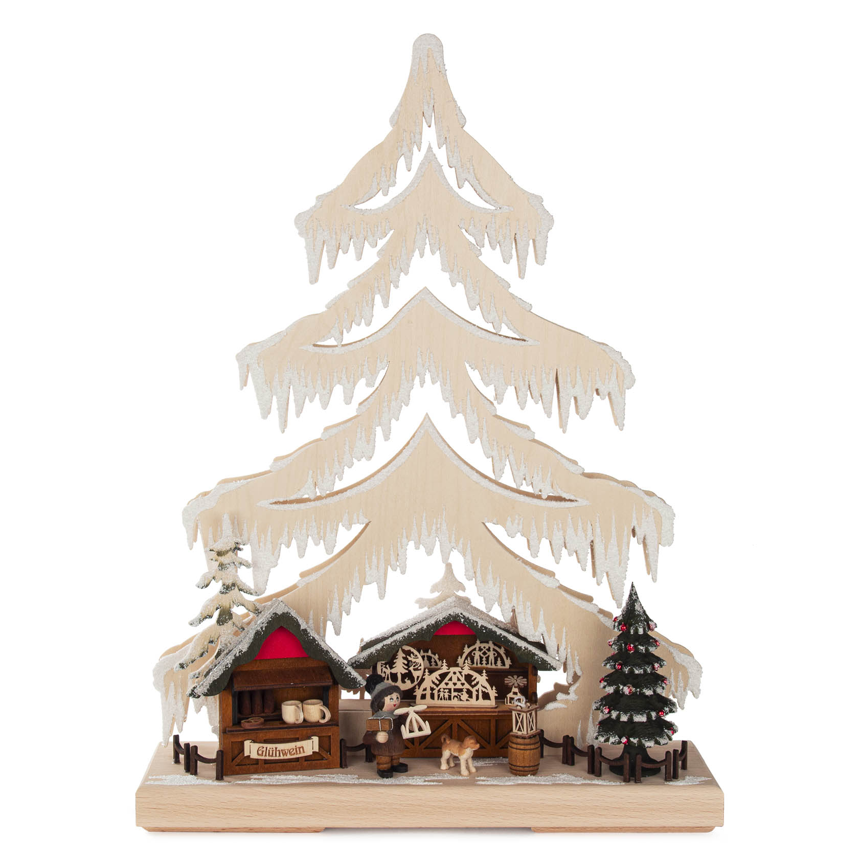Schwibbogen Tanne klein Weihnachtsmarkt im Dregeno Online Shop günstig kaufen