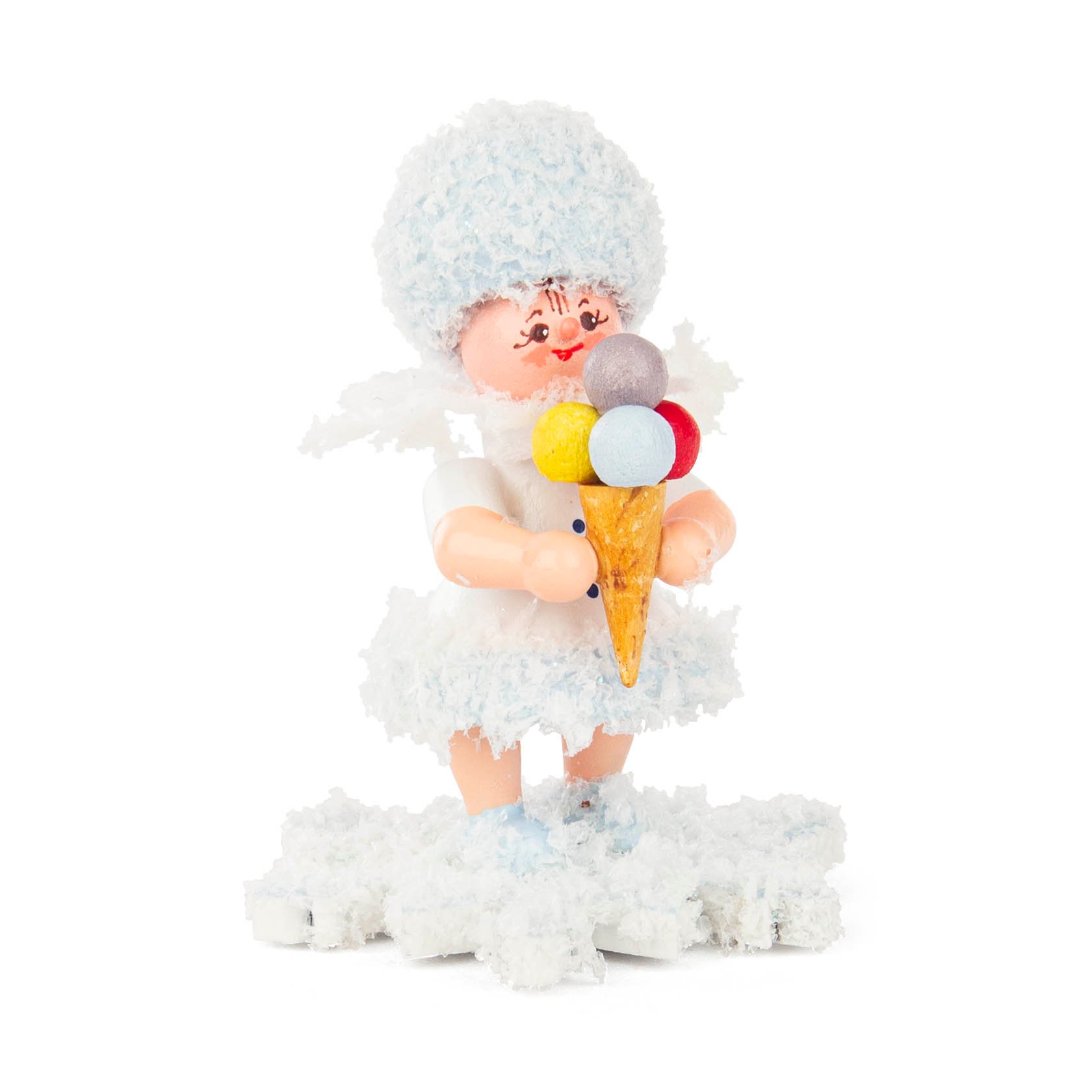 Schneeflöckchen mit Eis