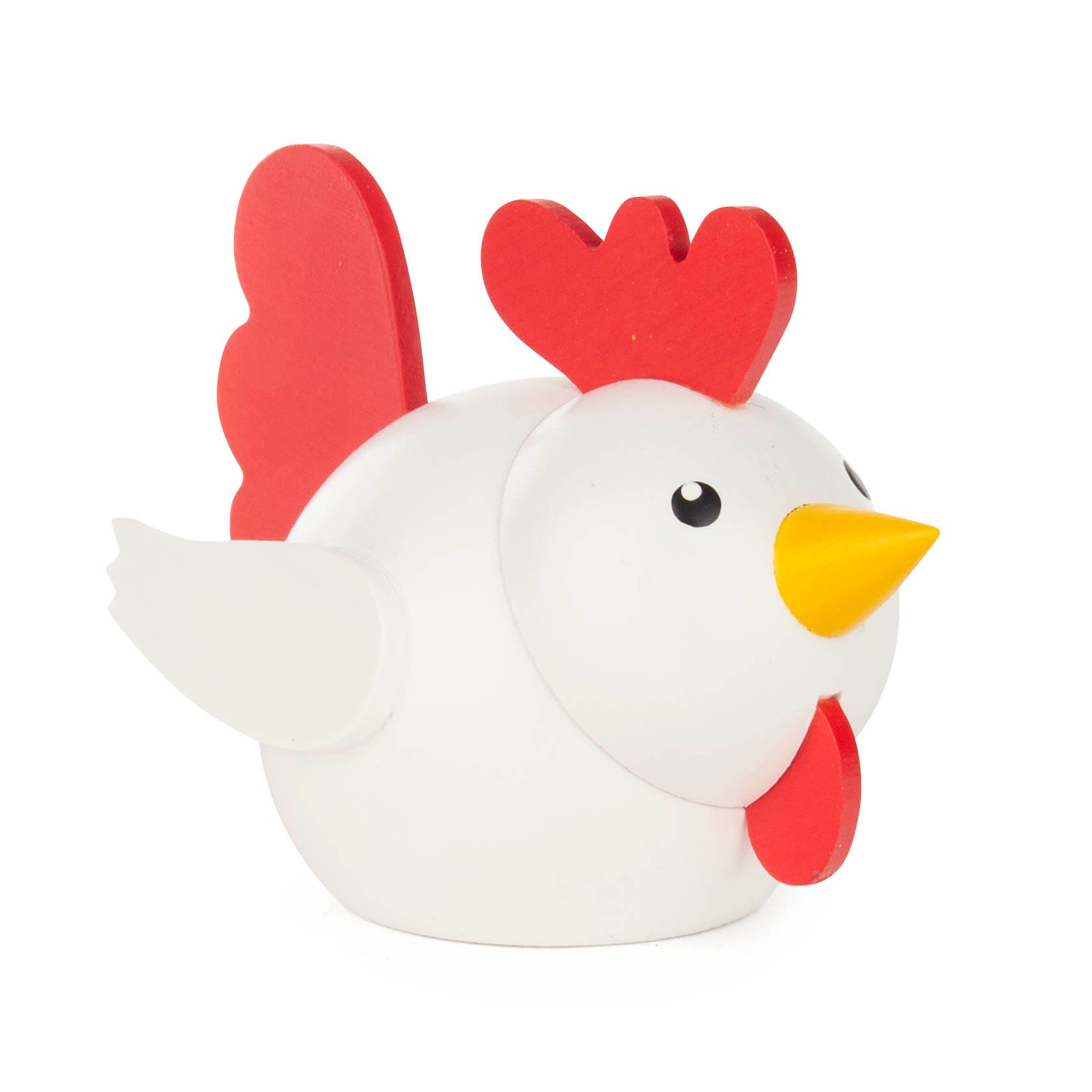 Huhn weiß-rot für Vario-Leuchter