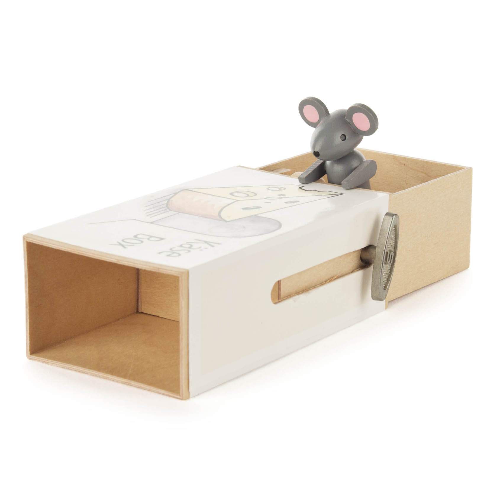 Schiebebox "Käse-Box" mit Maus Melodie: Small World