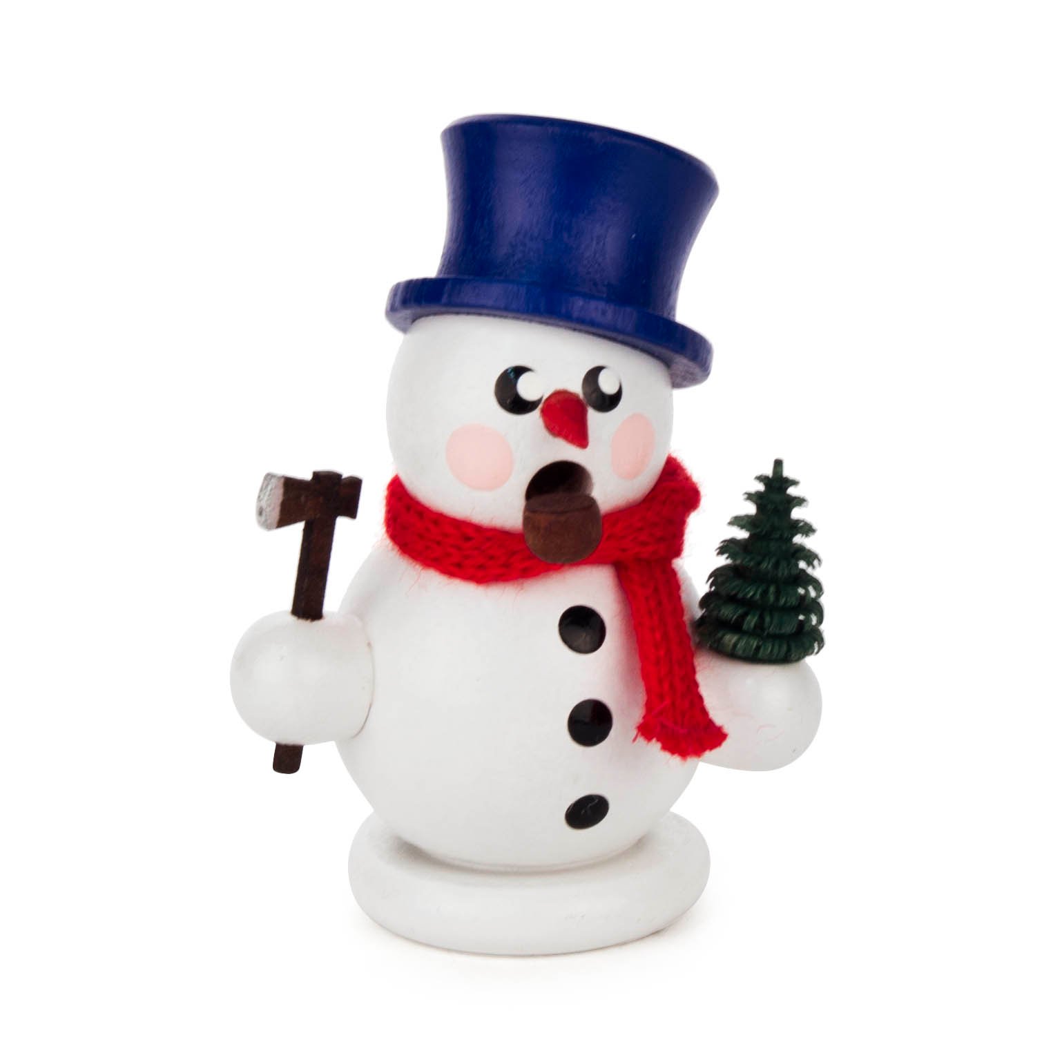 Mini-Räuchermann Schneemann mit Baum im Dregeno Online Shop günstig kaufen