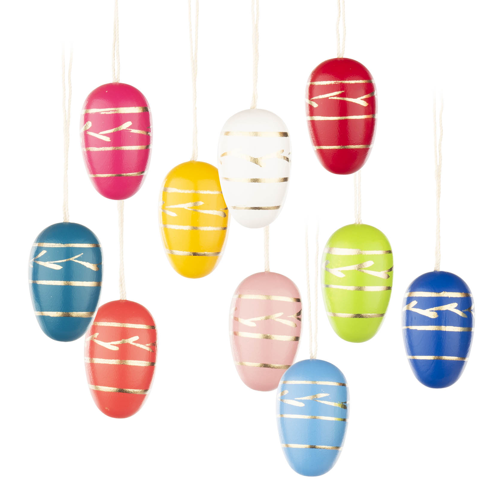 Behang Ostereier farbig sortiert (10) im Dregeno Online Shop günstig kaufen