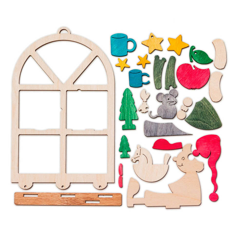Bastelset Fensterbild Zipfelchen