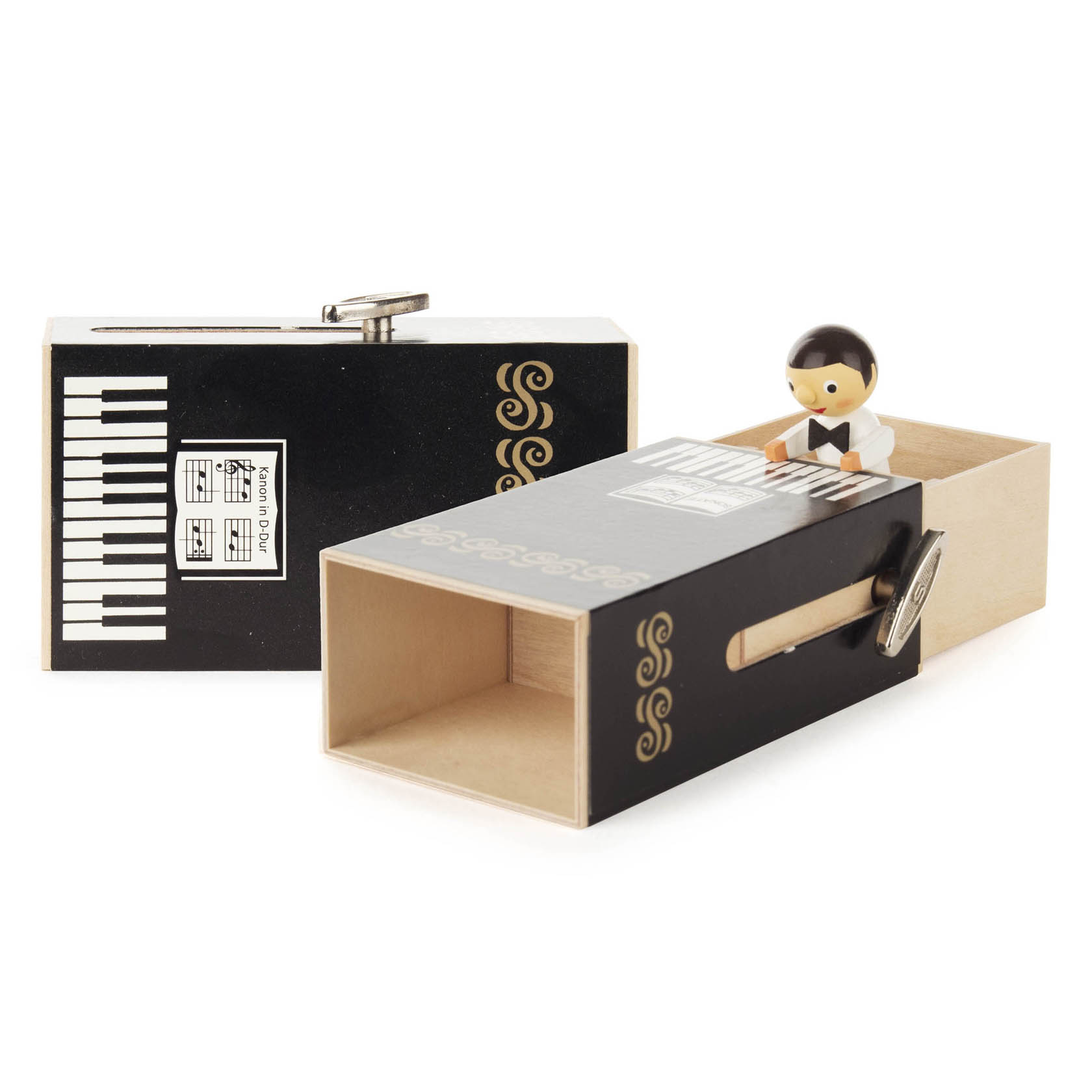 Schiebebox "Piano-Box" mit Junge Melodie: Kanon in D-Dur im Dregeno Online Shop günstig kaufen