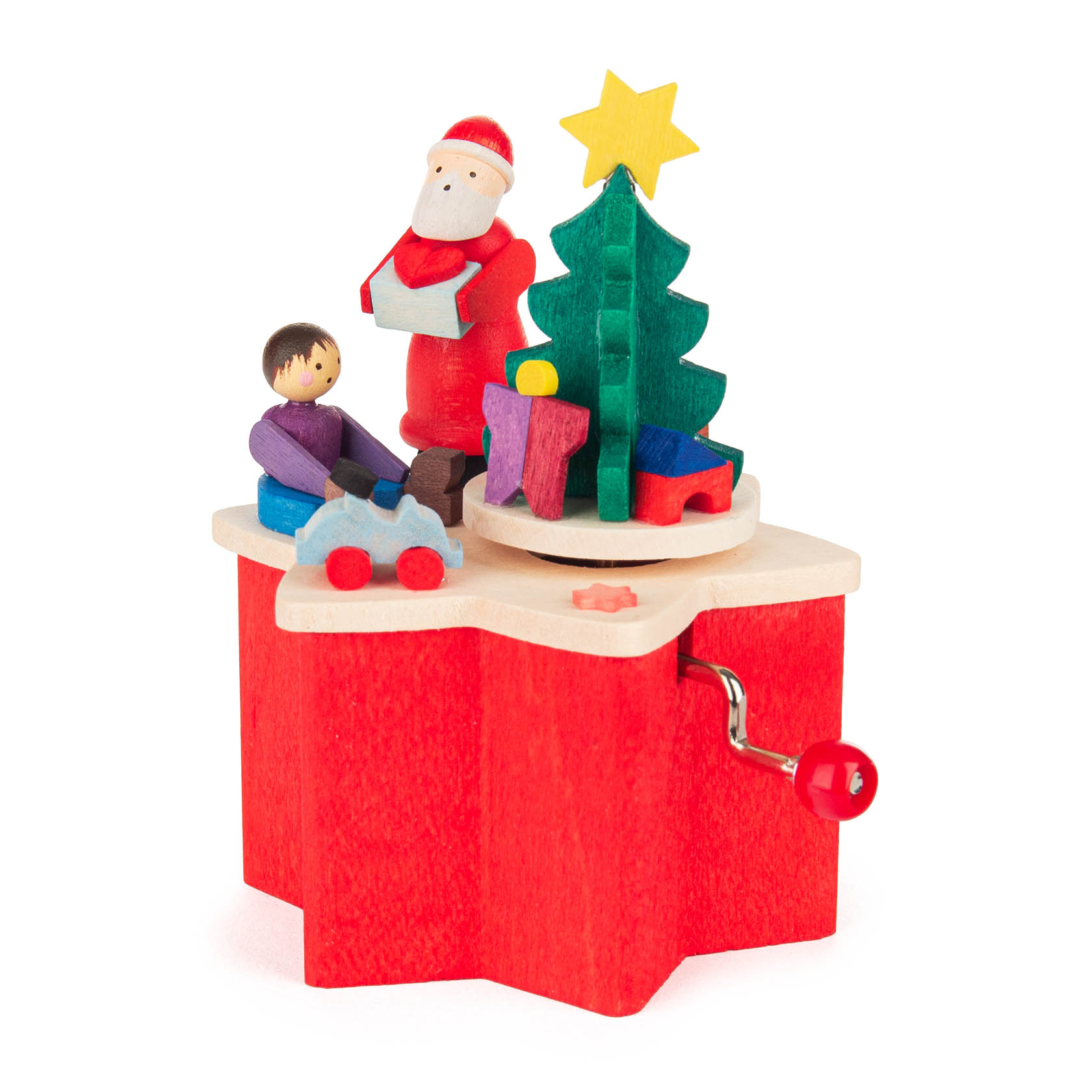 Kurbelspieldose Weihnachtsmann Melodie Oh Tannenbaum im Dregeno Online Shop günstig kaufen