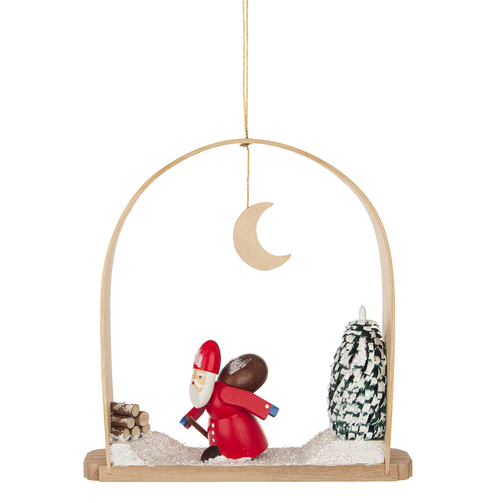 Behang Weihnachtsmann im Bogen, farbig im Dregeno Online Shop günstig kaufen